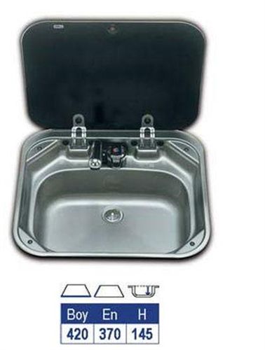 Krom Kapaklı Lavabo 8005