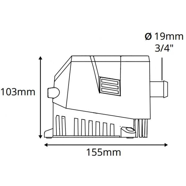 Sahara Sintine Pompası Mk2 800 12V