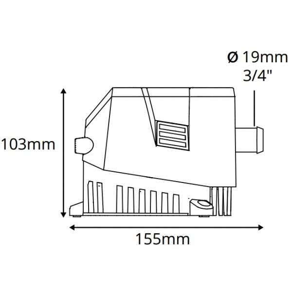 Sahara Sintine Pompası Mk2 800 24V