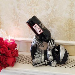 Şövalye Heykeli Şaraplık Silver