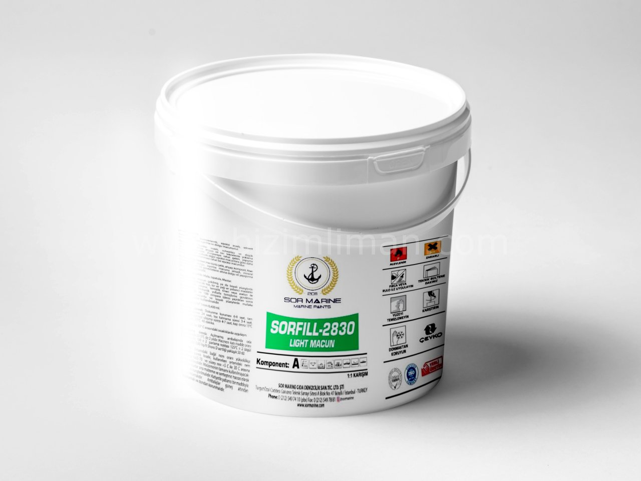 Sorfill 2830 Epoksi Hafif Macun 1 L