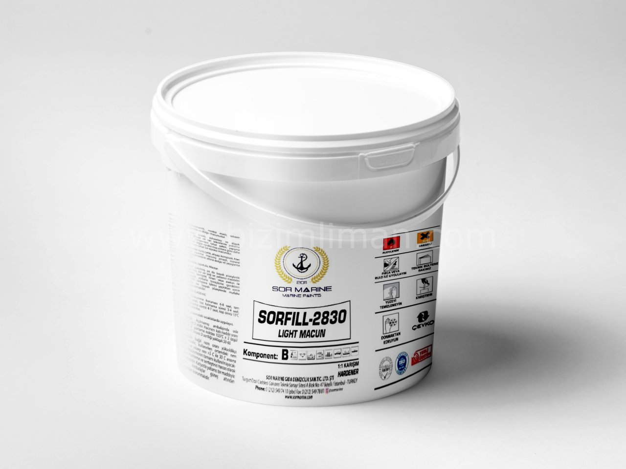 Sorfill 2830 Epoksi Hafif Macun 1 L