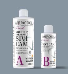 Aquacool Trend Kokusuz Sararmaz Sıvı Cam 500 Gr Mat