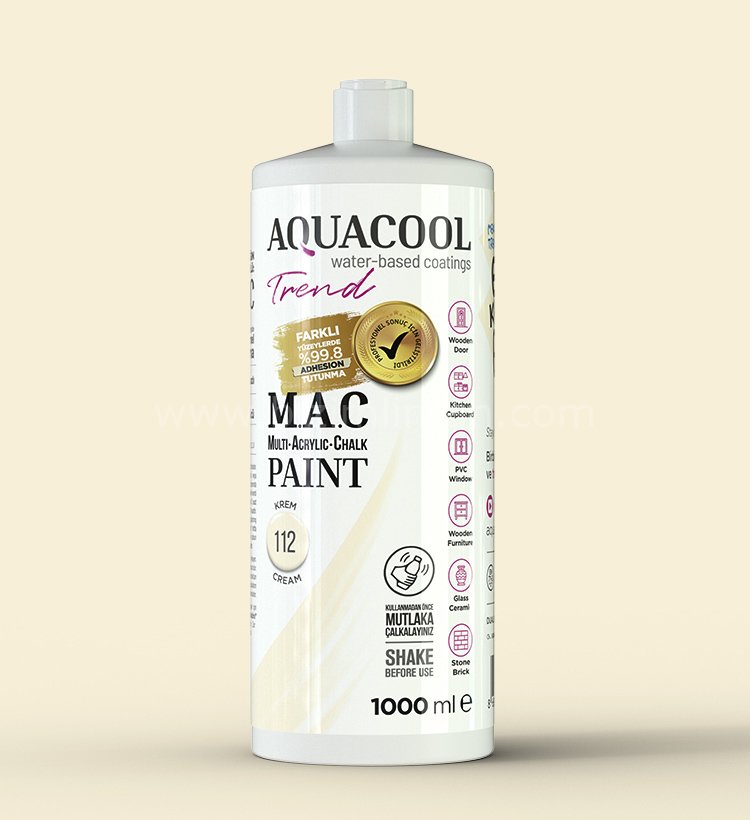 Trend M.A.C Su Bazlı Krem 112 Lake Boya 150 ml