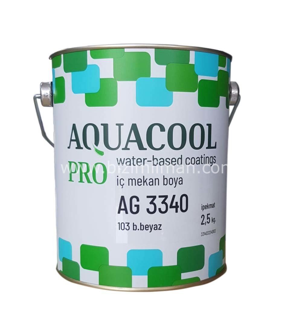 AG 3340 SON KAT LAKE BOYA İPEK MAT 20 Kg - A.Kahverengi