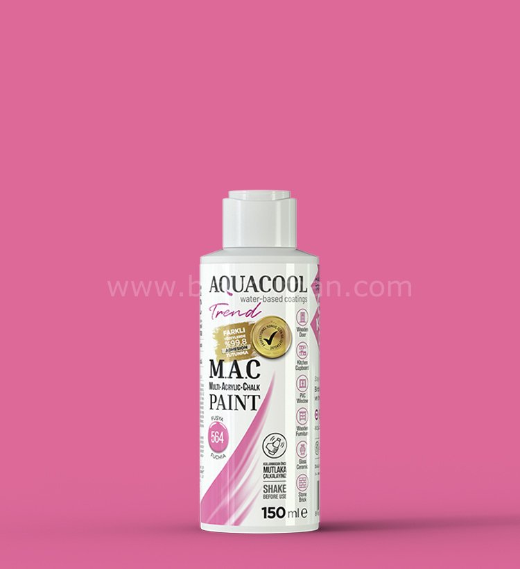 Trend M.A.C Su Bazlı Fuşya 564 Lake Boya 150 ml