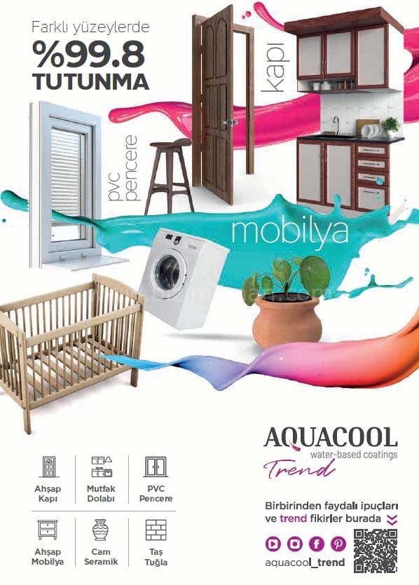 Trend M.A.C Su Bazlı Ihlamur Yeşili 607 Lake Boya 150 ml
