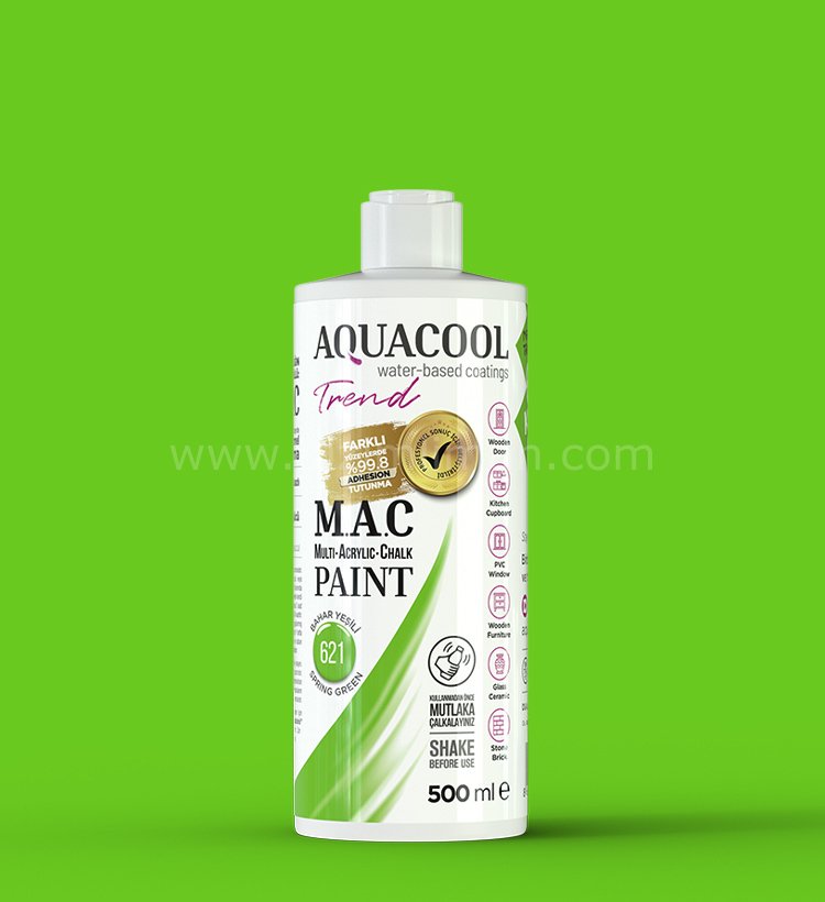 Trend M.A.C Su Bazlı Bahar Yeşili 621 Lake Boya 150 ml