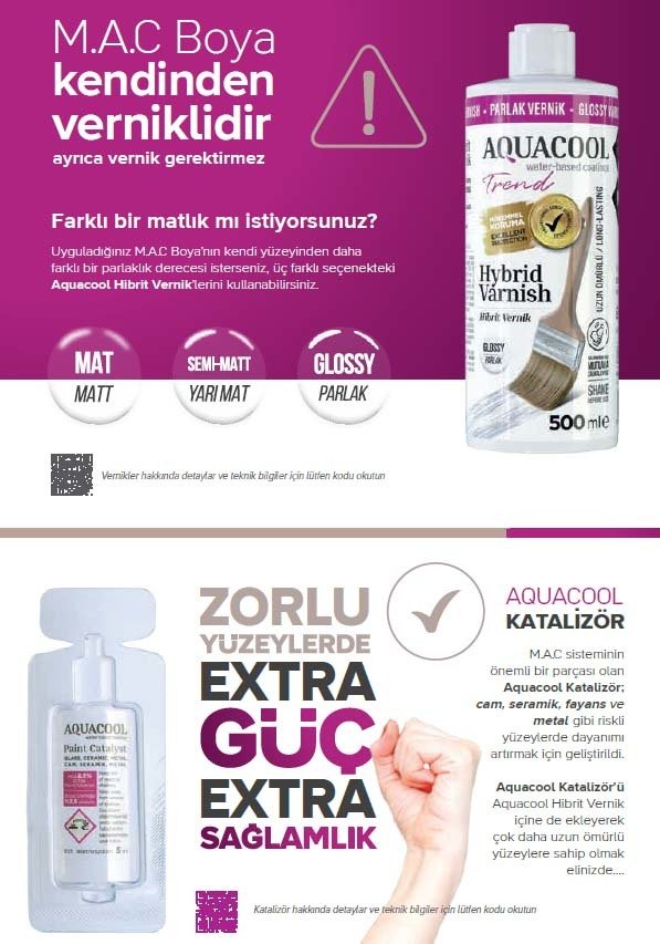 Trend M.A.C Su Bazlı Bebe Mavisi 711  Lake Boya 150 ml