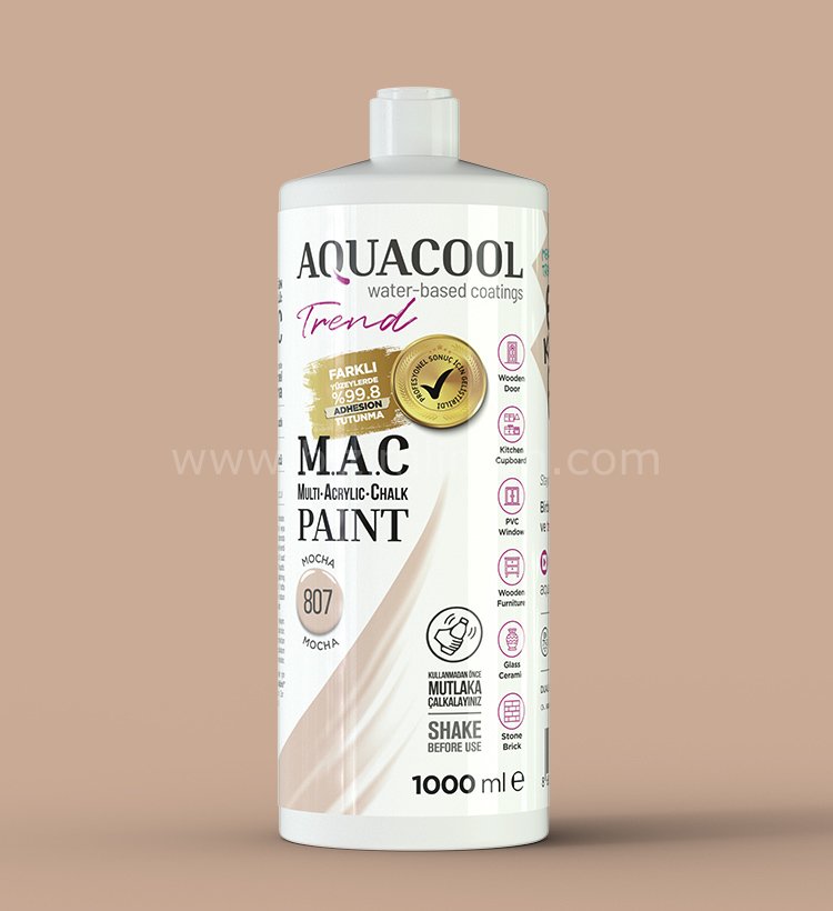 Trend M.A.C Su Bazlı Mocha 807  Lake Boya 150 ml