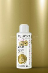 Trend M.A.C Su Bazlı Akrilik Vernikli Lake Metalik 902 Altın  Boya 120 ml