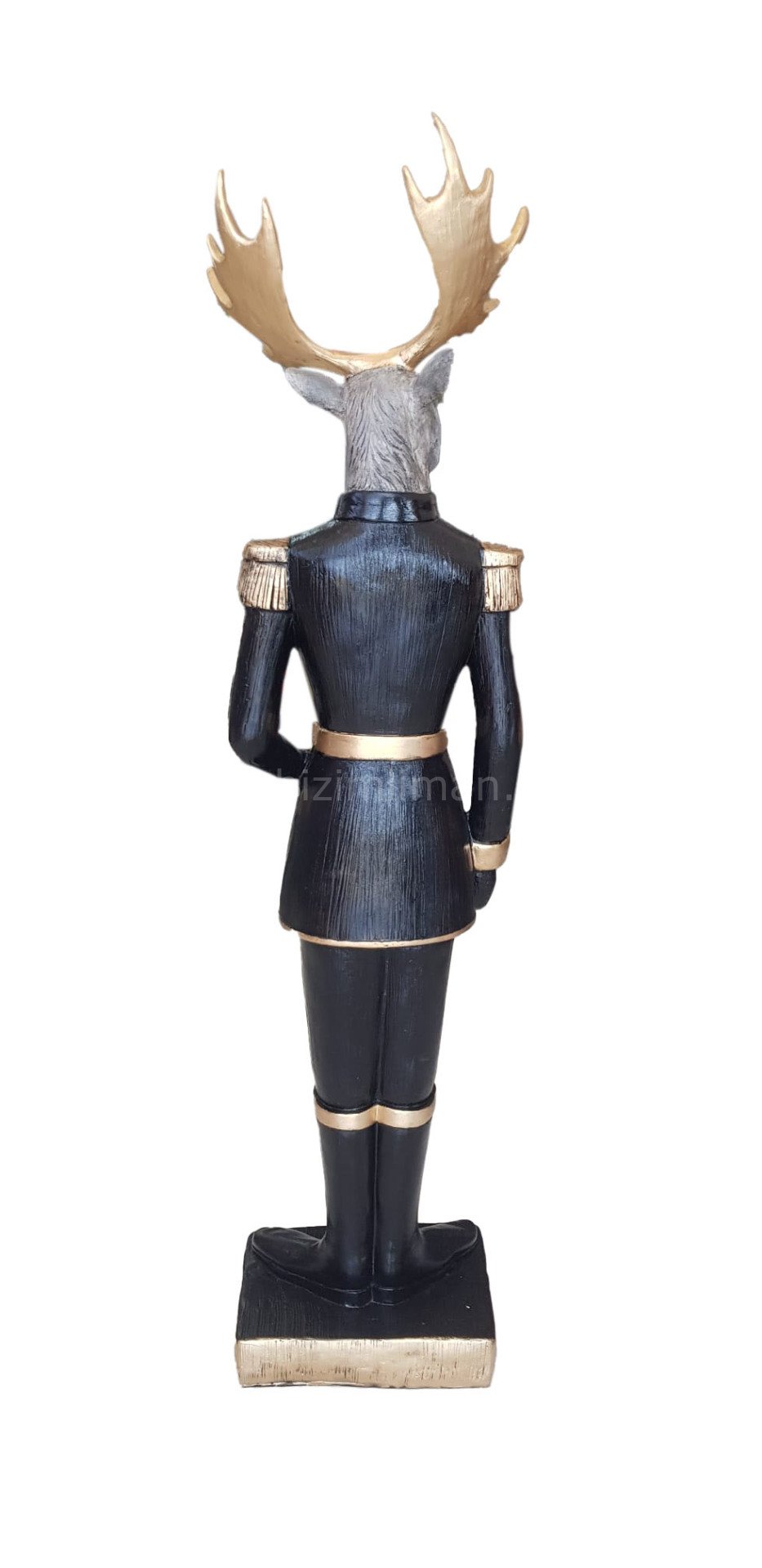 Geyik Heykeli Siyah