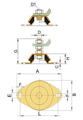 Çanak Vibrasyon Takozu NO:3