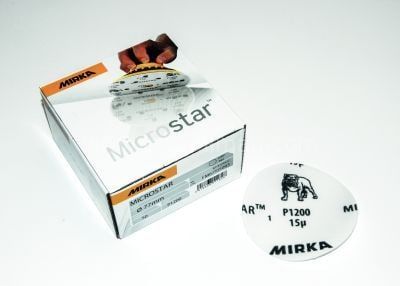 Orbital Zımpara Microstar 150mm P800-P2000 Kum-50'li Paket P1200