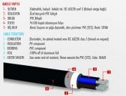 Akü Besleme Kablosu 1x50