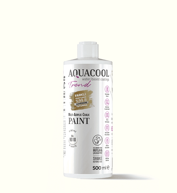 Aquacool Trend MAC Boya RAL 9010 P.Beyaz 500ml