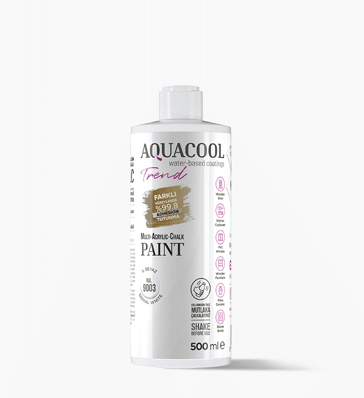 Aquacool Trend MAC Boya RAL 9003 S. Beyaz 500ml