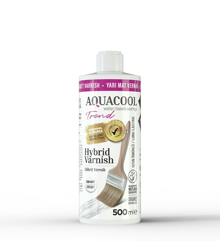 Hibrit Vernik Yarı Mat 1000 ML