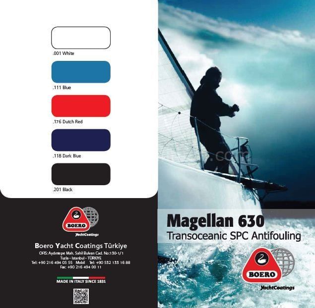 BOERO MAGELLAN 630 Zehirli Boya 5LT Black - 5 L